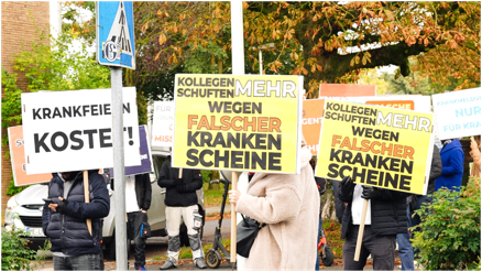 Zweite Demo gegen Missbrauch von Krankschreibungen vom 02. Oktober 2024